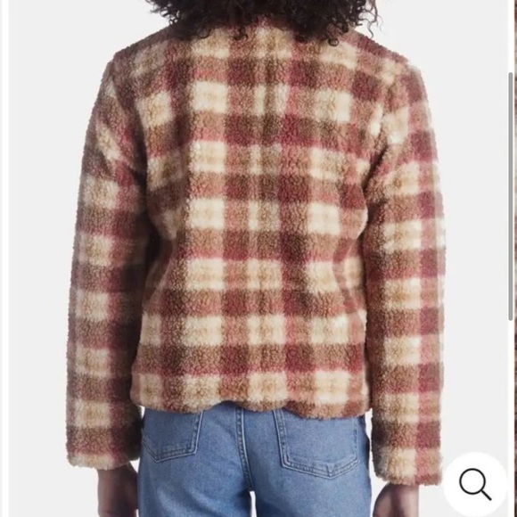 NWT Anthropologie Avec Les Filles Teddy Shearling Trucker Jacket - Picture 2 of 7